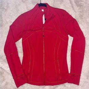 Lulu lemon align zip up red women’s size 8